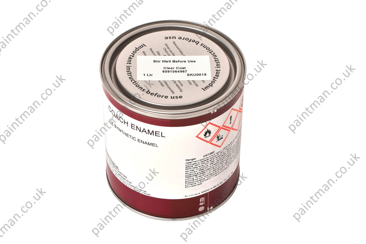 Coach Enamel Clear Coat - added protection for your project - Paintman Paint