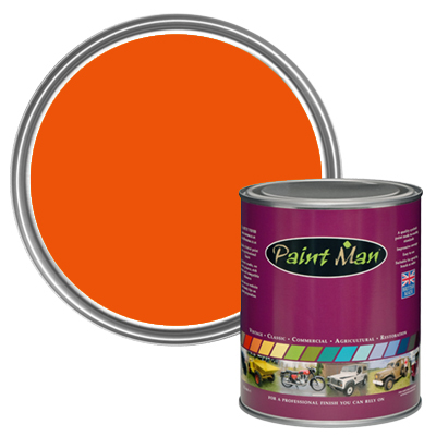 International Rescue Orange paint swatch