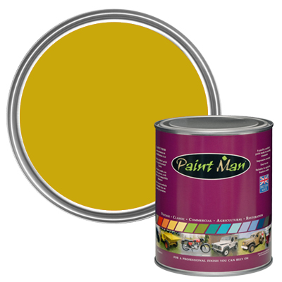 Triumph Austin Rover Mimosa Yellow paint swatch