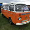 VW Brilliant orange camper