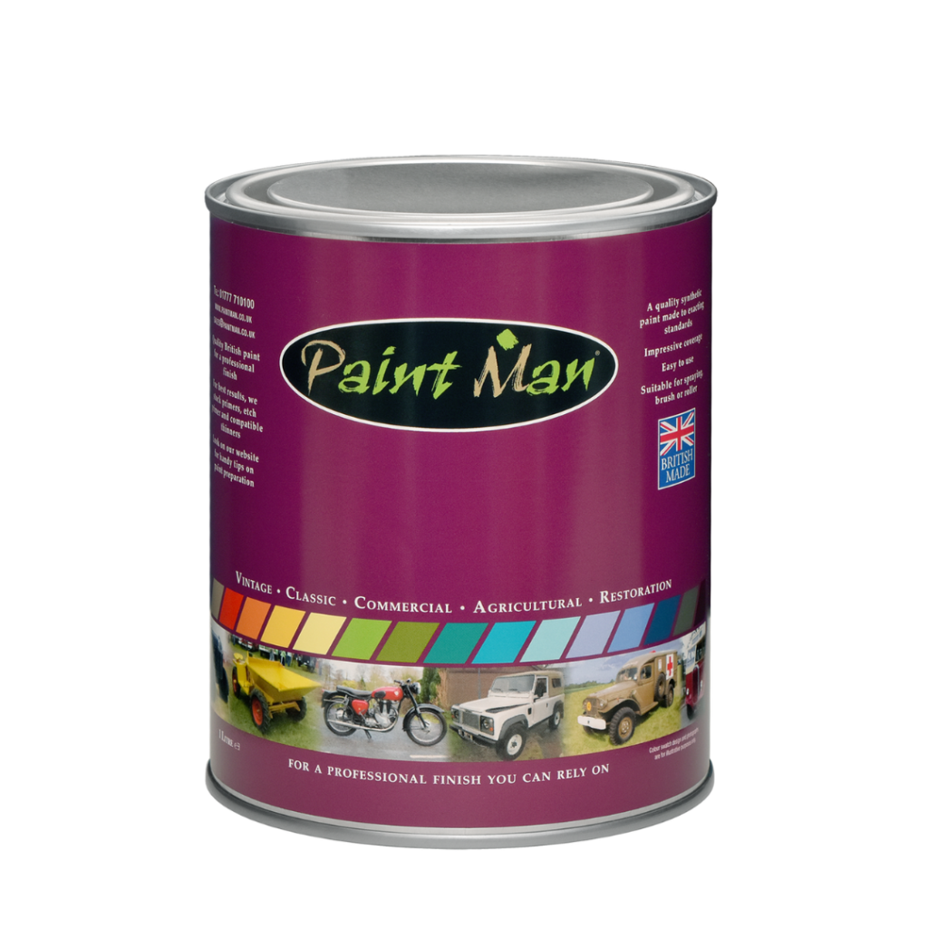 Empty Tins & Lids Paintman Paint