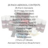 25 Pack Aerosols